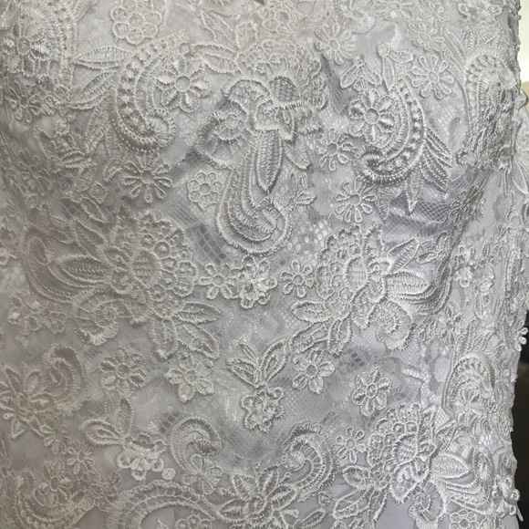 Closeup of dress details