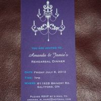 Engagement dinner invitations ??!!!