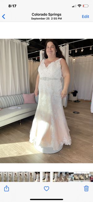 Show your dress on wedding day!! 4