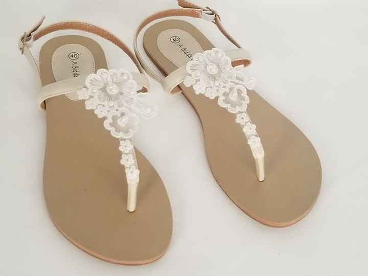 Flat Bridal Sandals! - 1