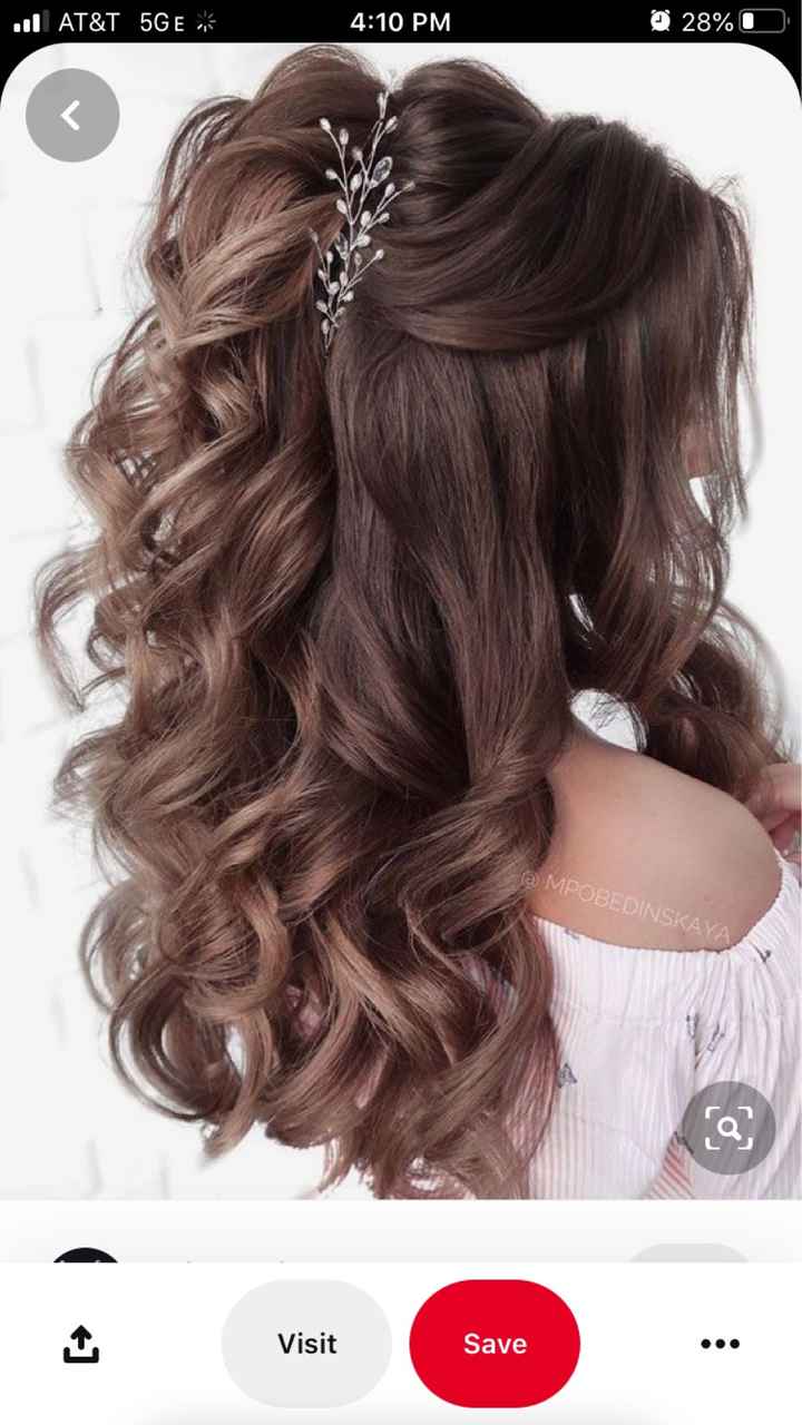 Hair on the big day! - 2