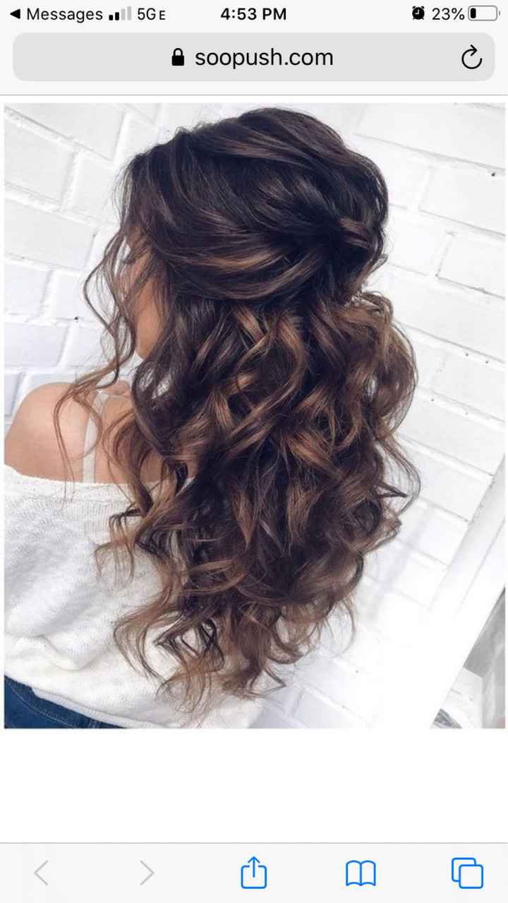 Hair on the big day! - 3