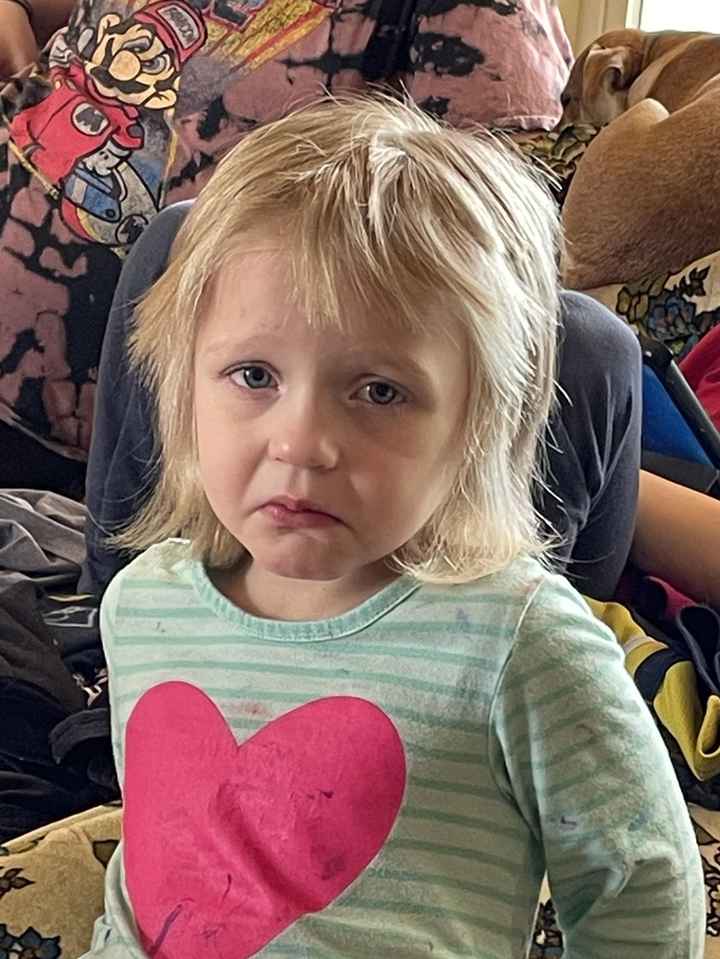 My 5 year old played beauty parlor with my daughter 1