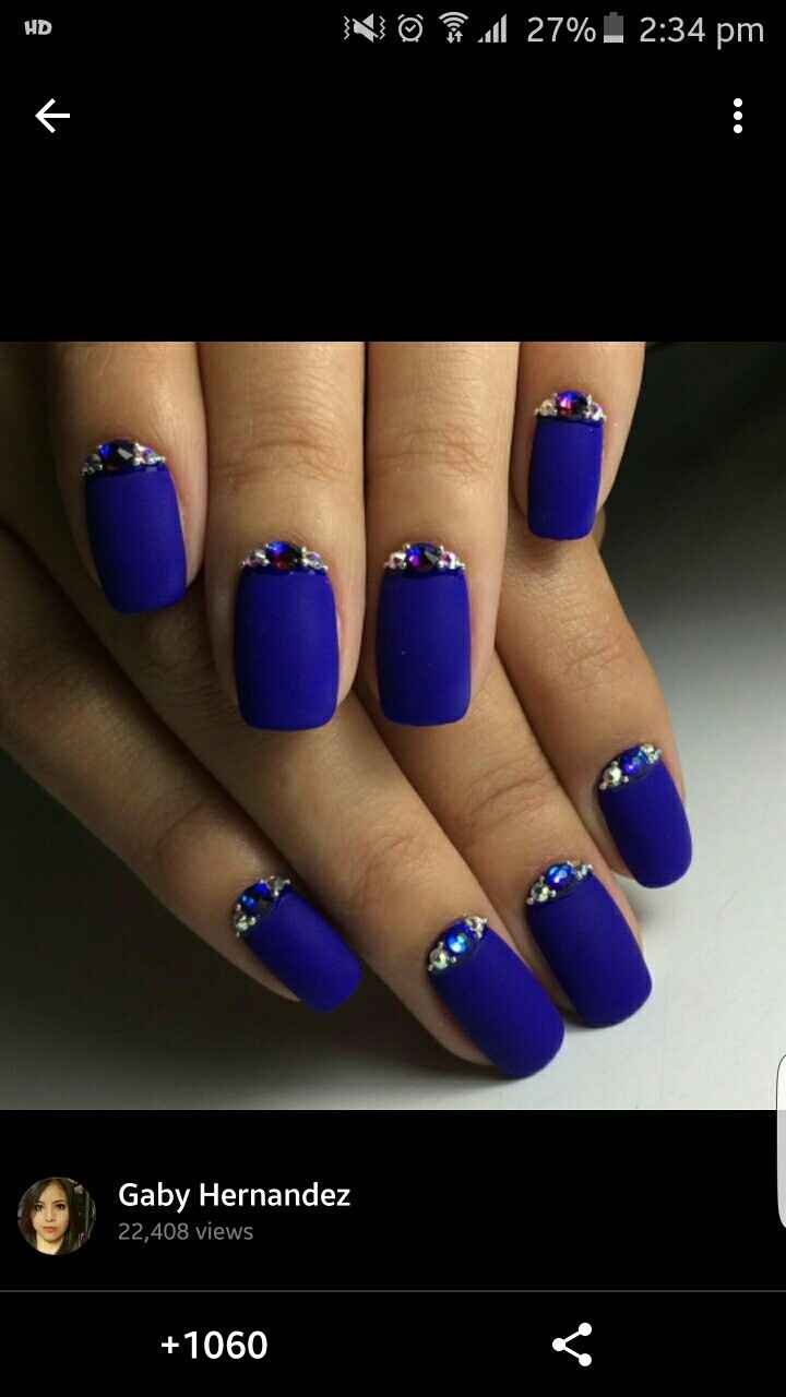 Let's see those wedding nails?