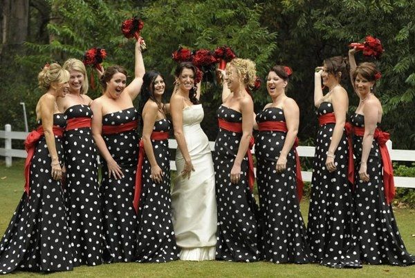 Need Help with color of BM dresses!