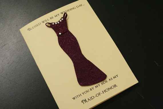 Cute Way to Ask Your Girls to be Your Bridesmaids/MOH?