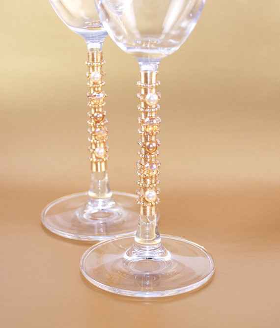 Champagne flutes and cake cutting sets!