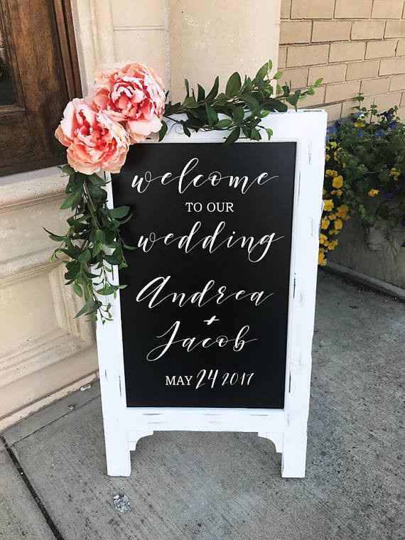 What wedding signs will you have and where did you get them?