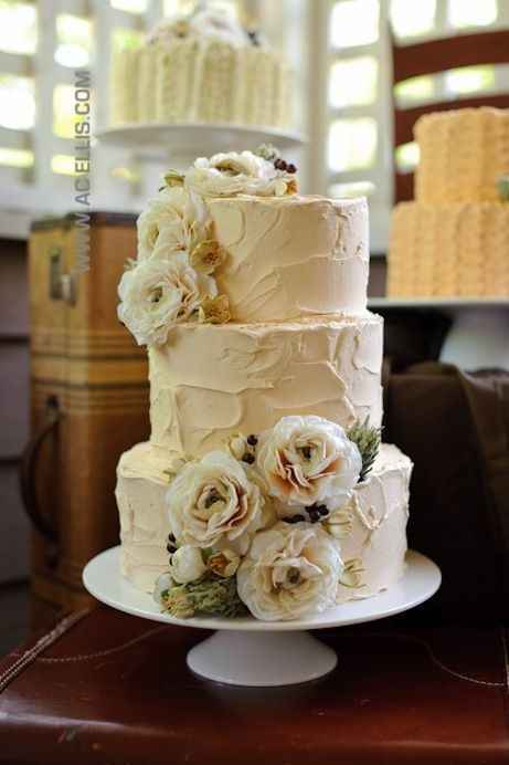 Buttercream wedding cakes