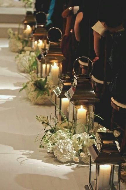 Can I see how your aisle was (or is going to be) decorated?