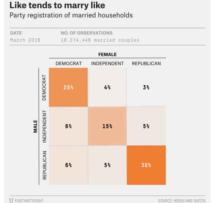 Cast your vote: Are you marrying across party lines? - 1