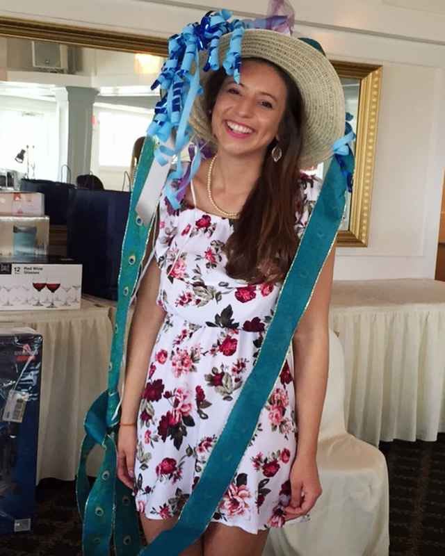 Just for laughs: Show us your bridal shower ribbon hats! - 1