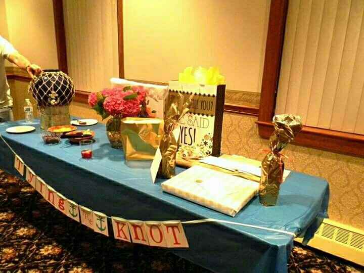 Back after our engagement party!