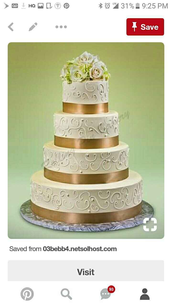  Show me your wedding cake/ wedding cake inspo! - 1