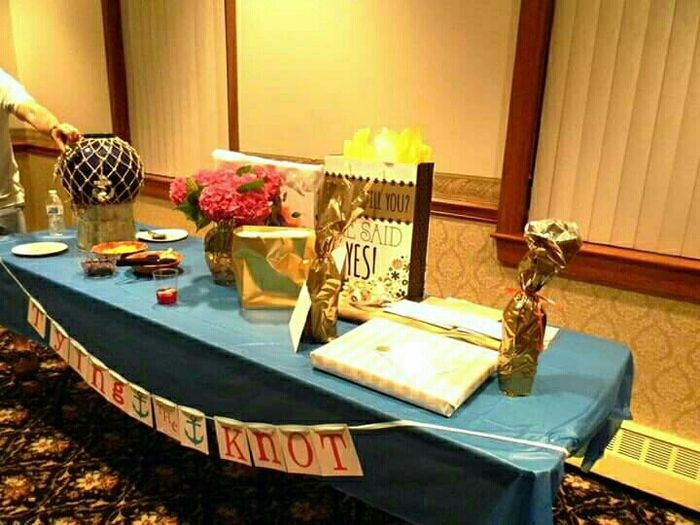 Back after our engagement party!