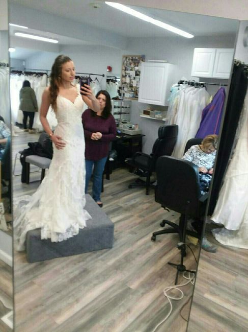 How much money did you spend on your wedding dress? - 1