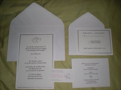 Show me your.....invitations please!