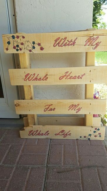 DIY progress. ETA Calling my nerdy/geeky fellow brides (or grooms!)