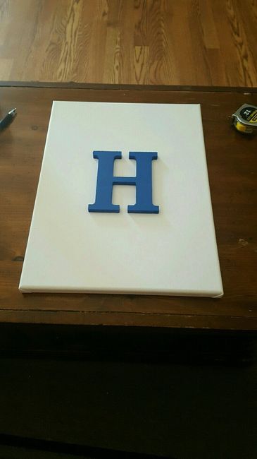 Finished my guest book sign!