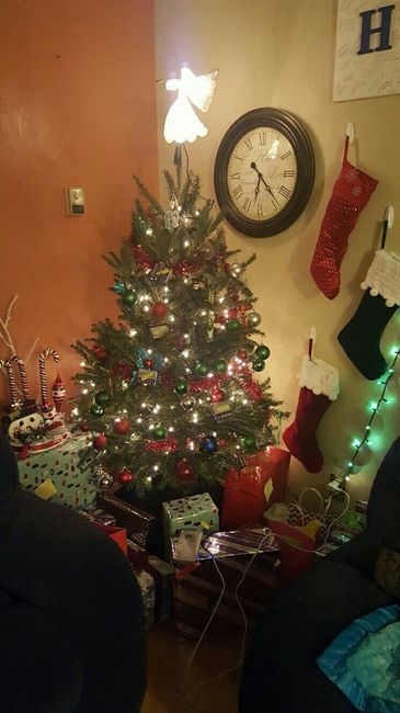NWR: Finally finished decorating our first Christmas tree!!