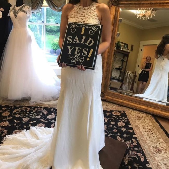 Picked the least expected dress, anyone else?!