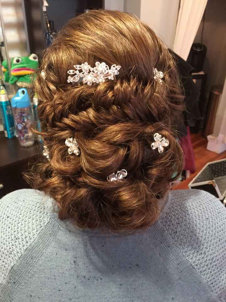 Final hair and makeup