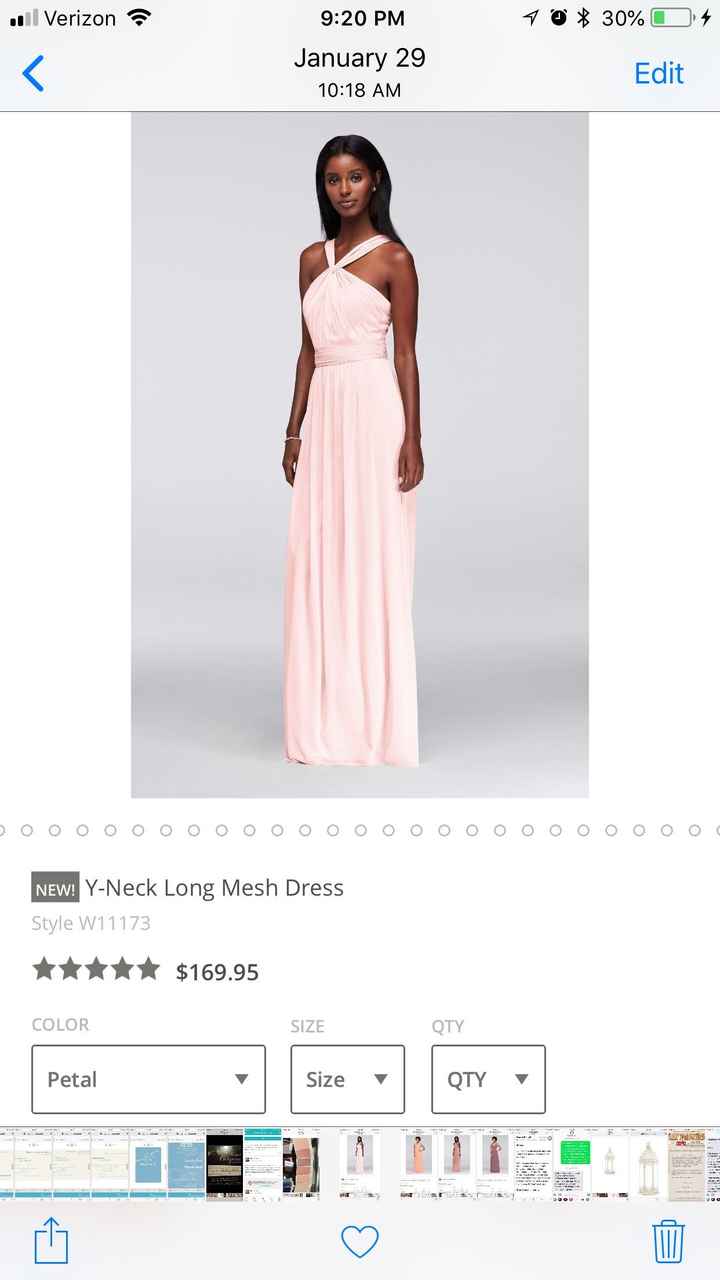 Help . . . Bridesmaid dress problem - 1