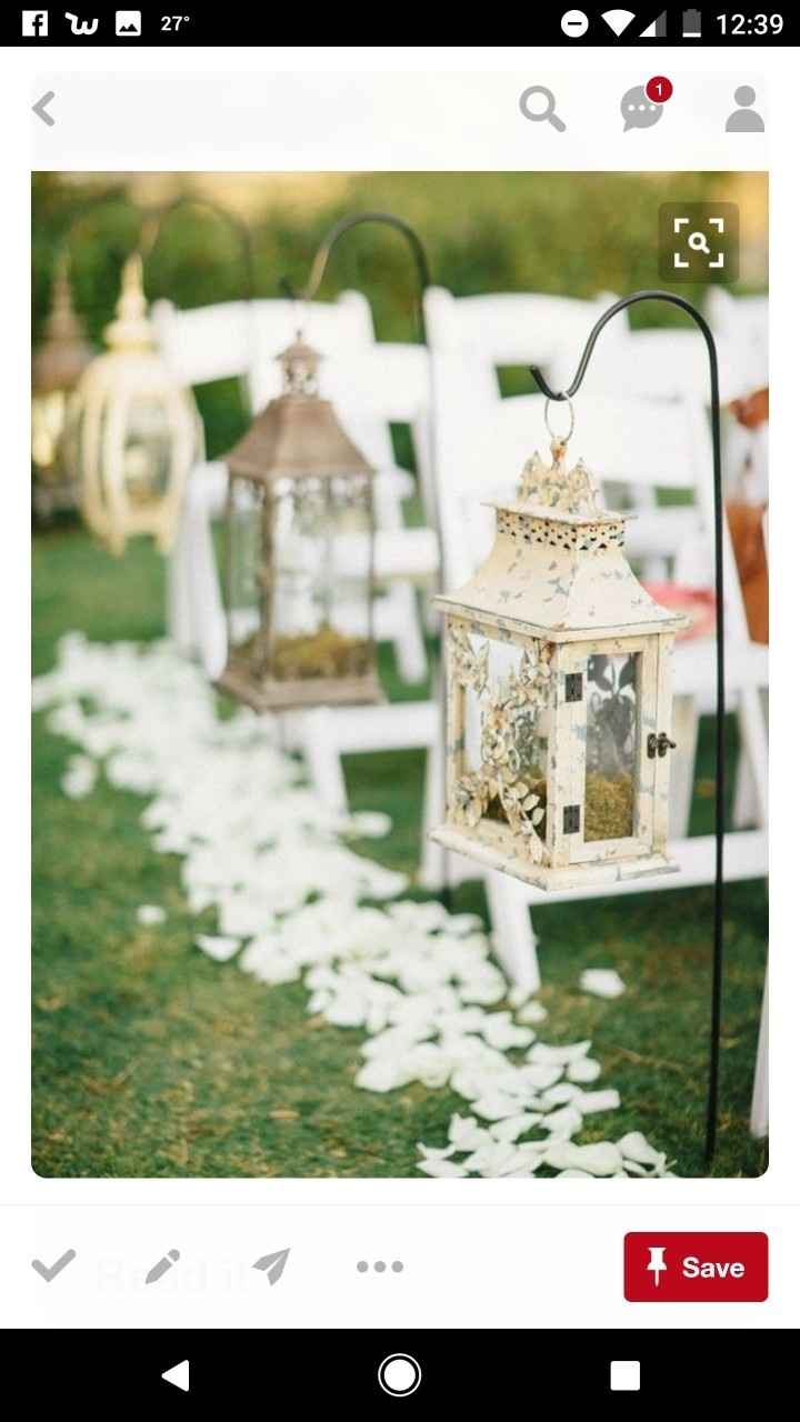 Aisle Decorations for Ceremony