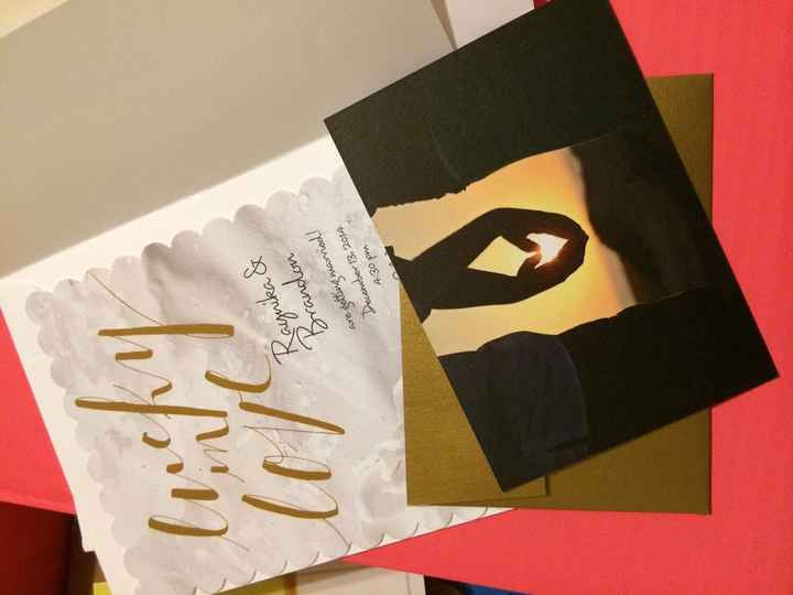 Invitations arrived, we got matching tattoos and well it's been a GREAT day! (PICS)