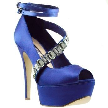 I showed my MOH my wedding shoes & she freaked out because they were purple......what color are you 