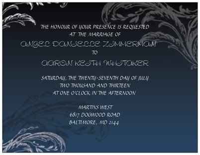 Postcard Invitations (pic example)