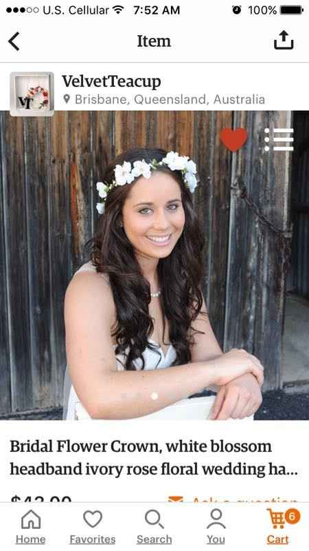 Will a white headpiece throw off my ivory dress?