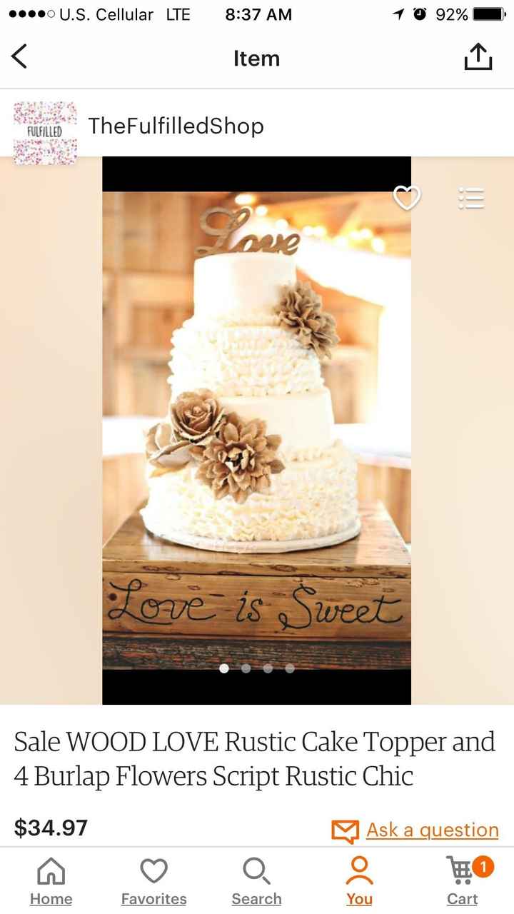 Wedding cake toppers