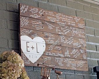 rustic guest book alternatives