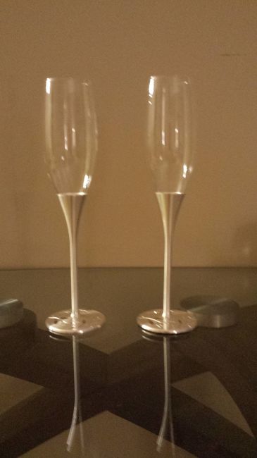 Mr. & Mrs. Toasting Flutes