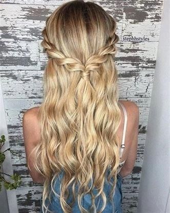 Half up, half down