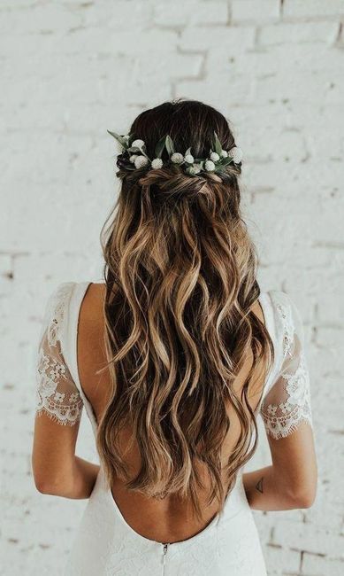 Half up, half down