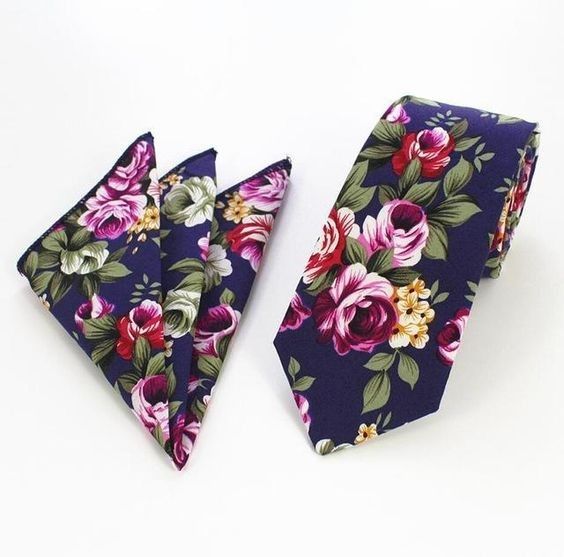 purple tie