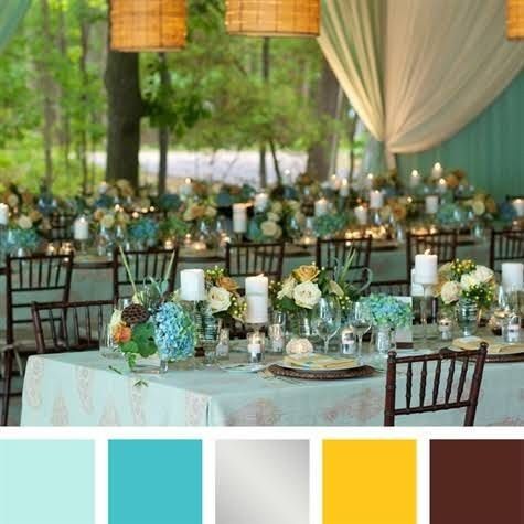 teal&yellow