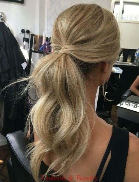 Hairstyle for Low Back dress 5