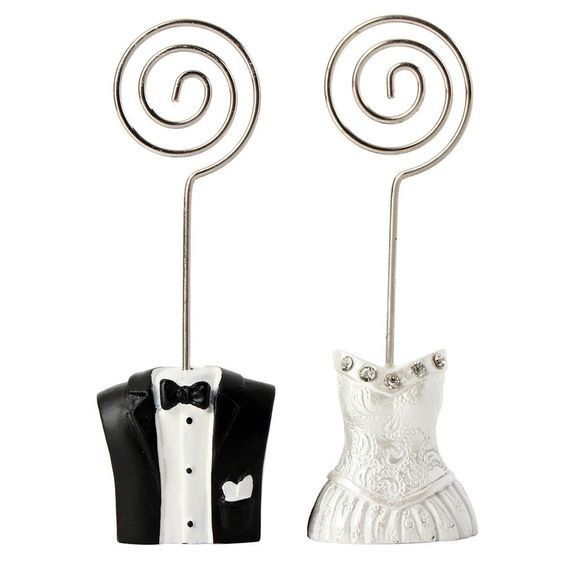 Bride and Groom place cards 1