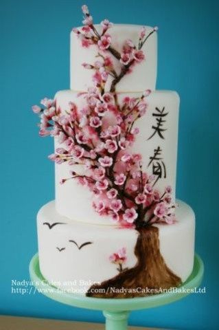 cherry blossom cake