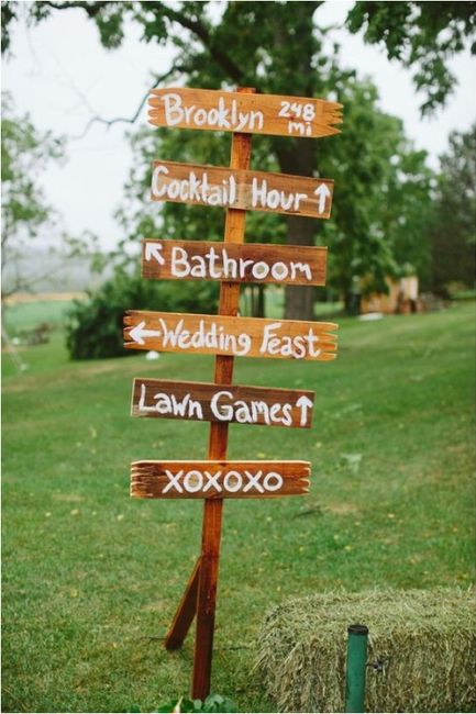 lawn game sign 