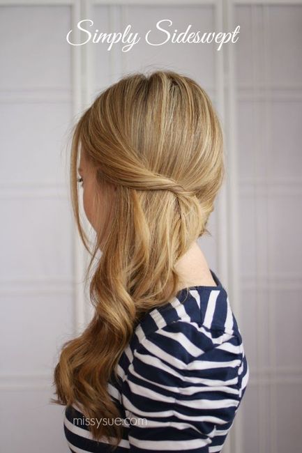 bridal shower hairstyle 