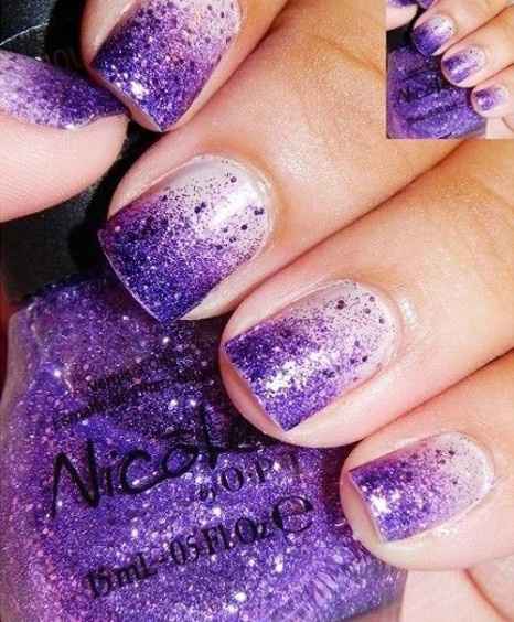 purple nails