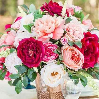 silk flowers