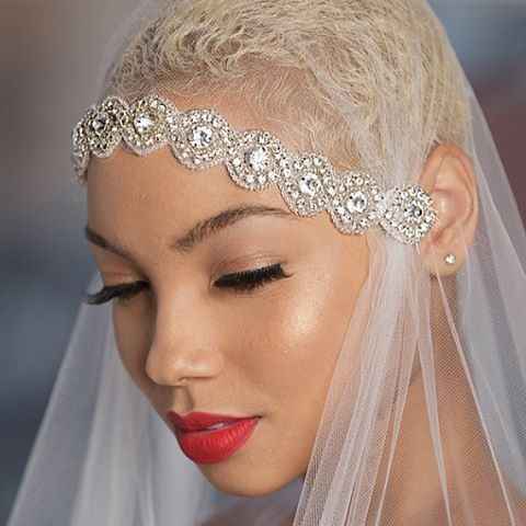 bride short hair