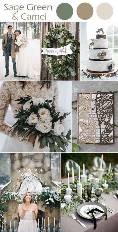 winter wedding colors