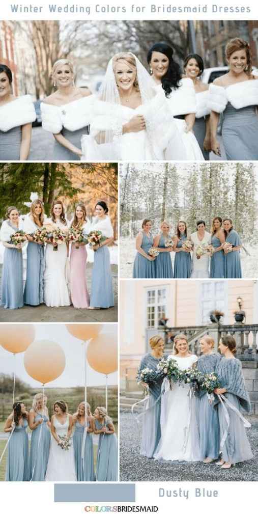 winter wedding colors