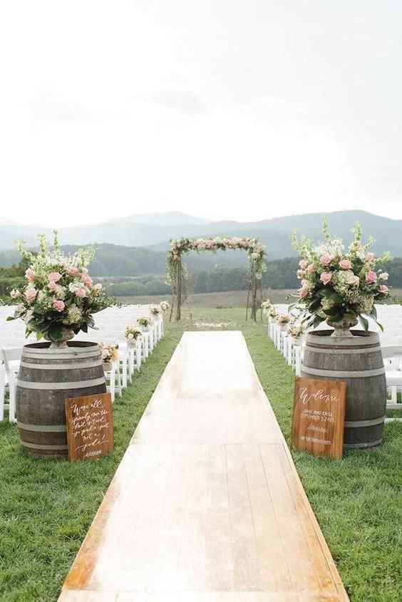 aisle decor